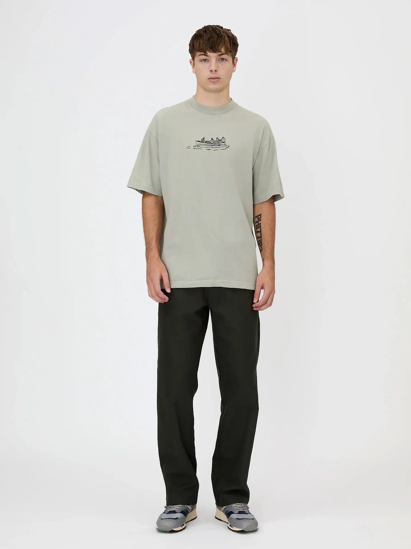 CANOE TEE GREEN Футболка зелёный