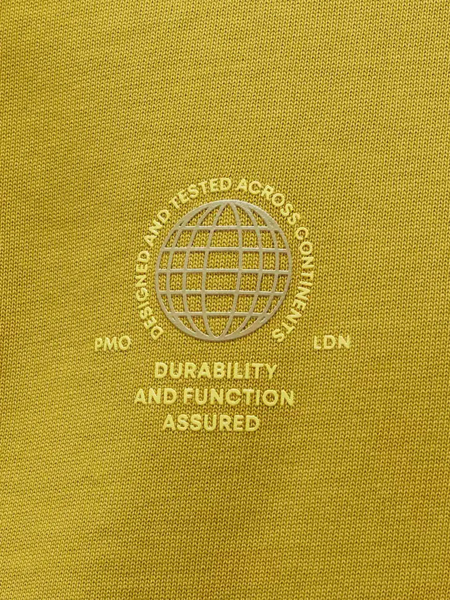 Футболка Purple Mountain Observatory GLOBE SS TEE, цвет Охра