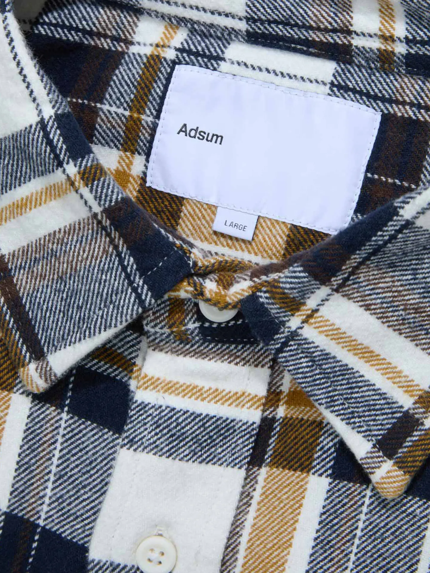 CLASSIC PLAID WORKSHIRT BEIGE Рубашка бежевый