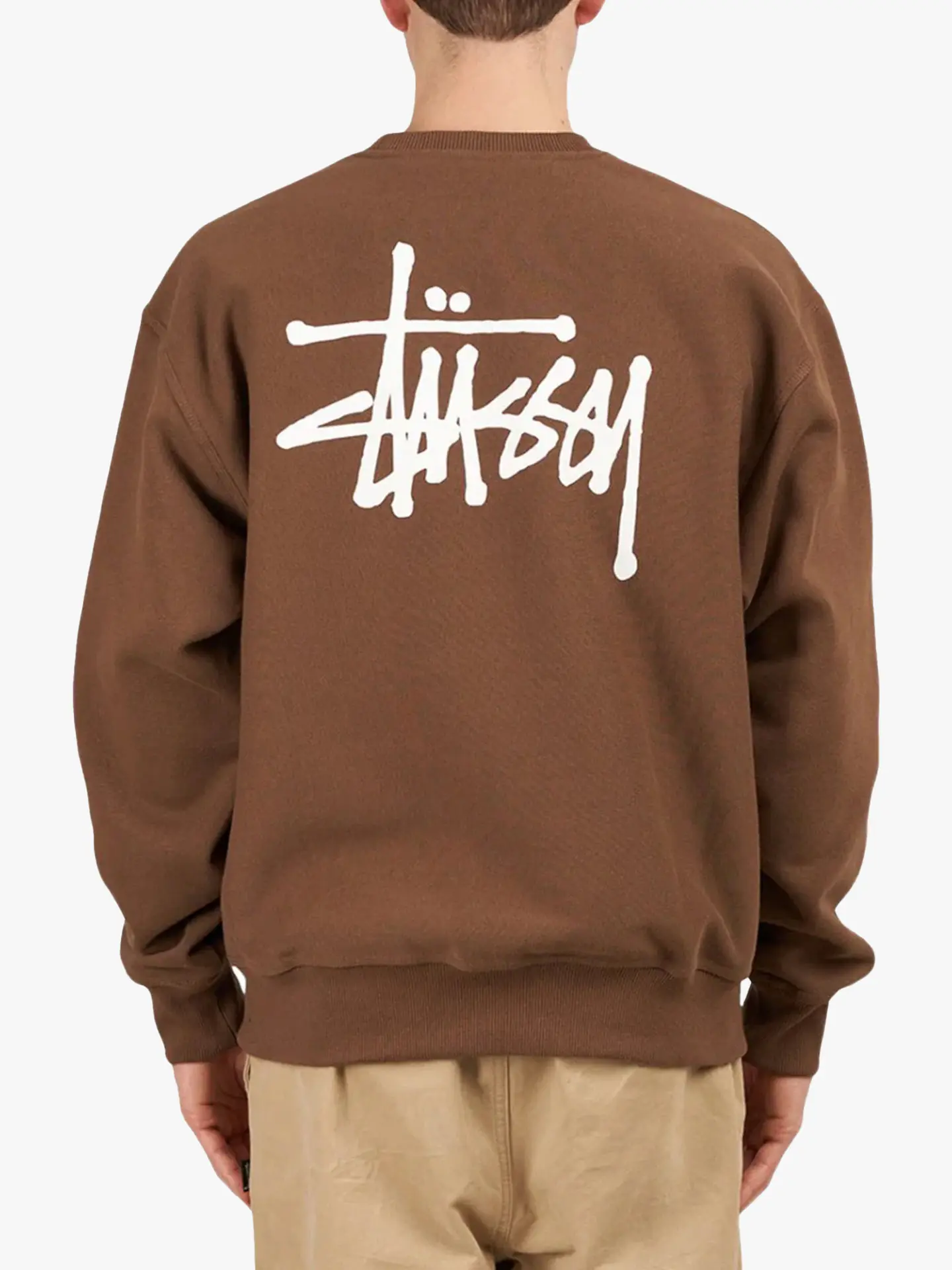 Свитшот Stussy Basic Stussy Crew Coffee