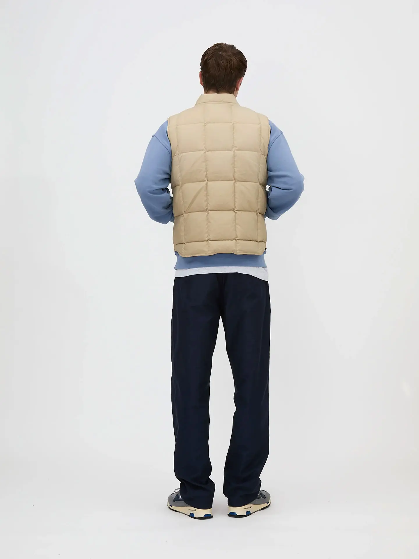 AlPINE VEST BEIGE Пуховый жилет бежевый