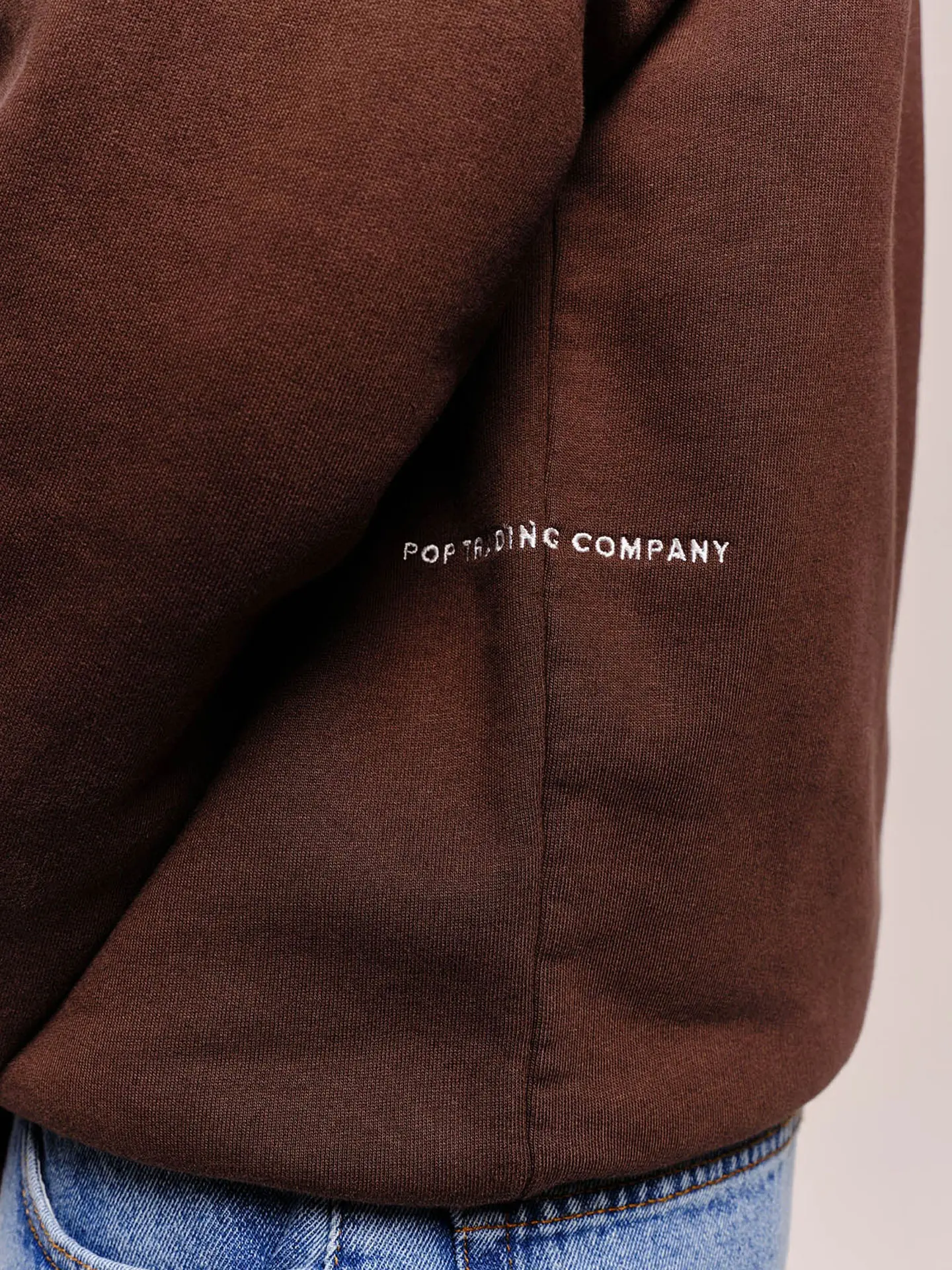 Толстовка Pop Trading Company logo crewneck sweat 