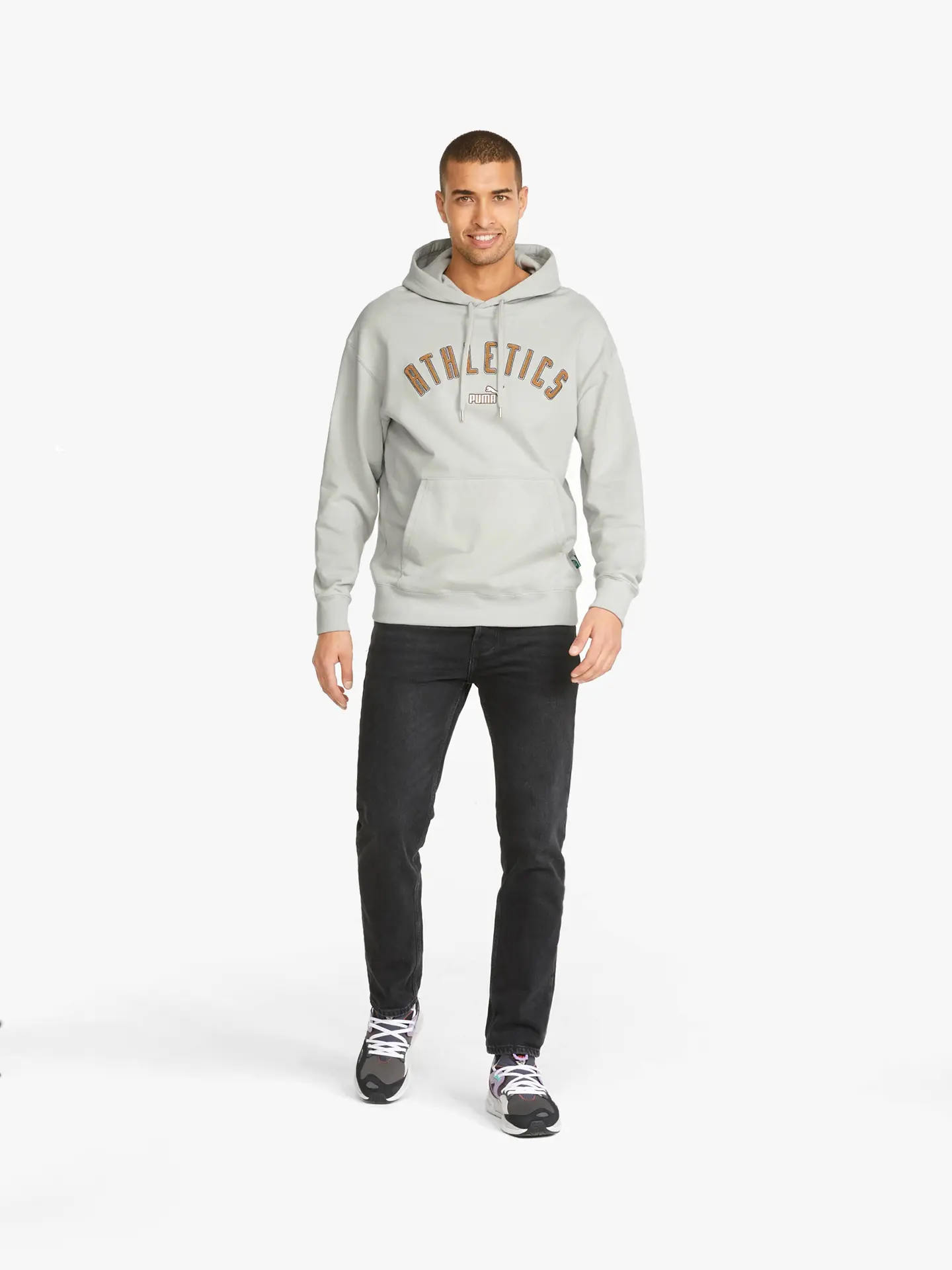 Толстовка Puma The NeverWorn Hoodie Gray Violet