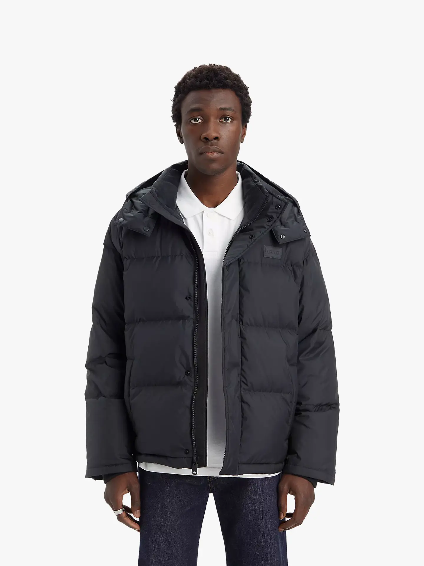 Куртка Levi's LAUREL SHORT PUFFER BLACKS