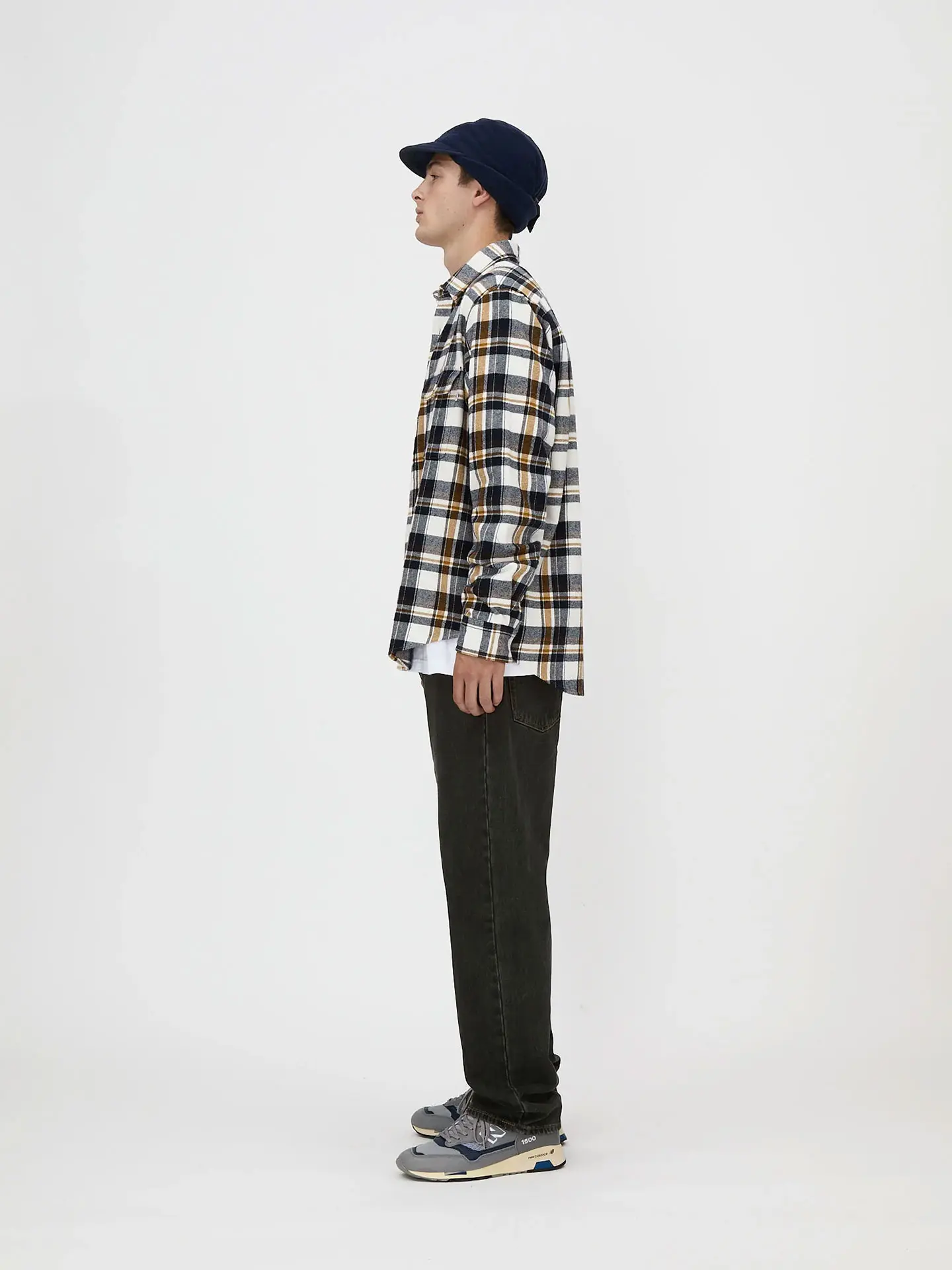CLASSIC PLAID WORKSHIRT BEIGE Рубашка бежевый