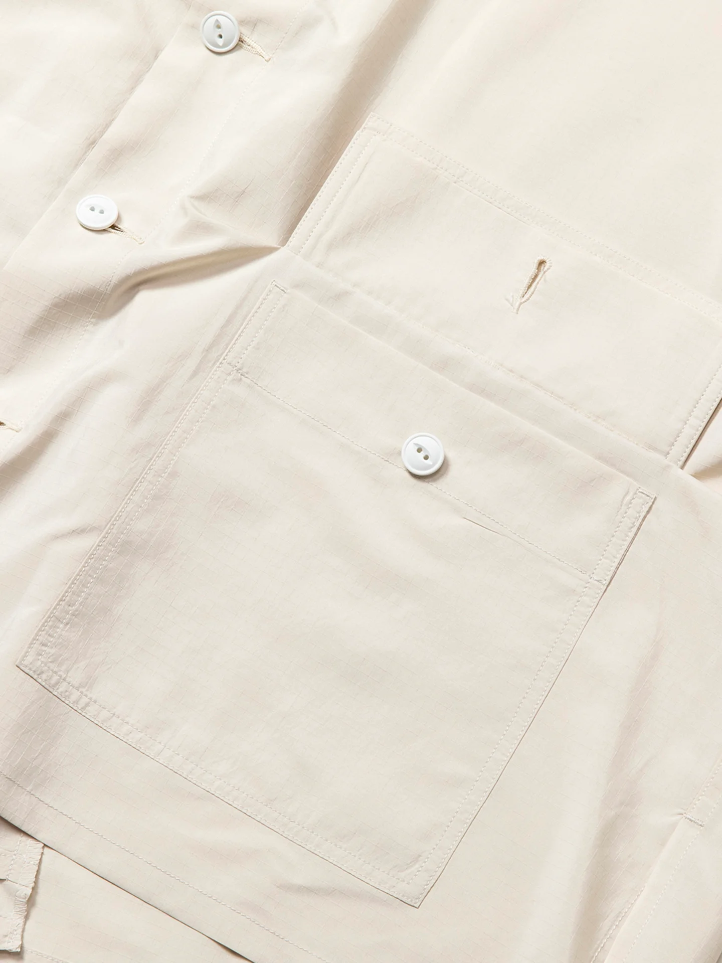 Куртка Meanswhile DRY-RIP SHIRT HOODIE cream