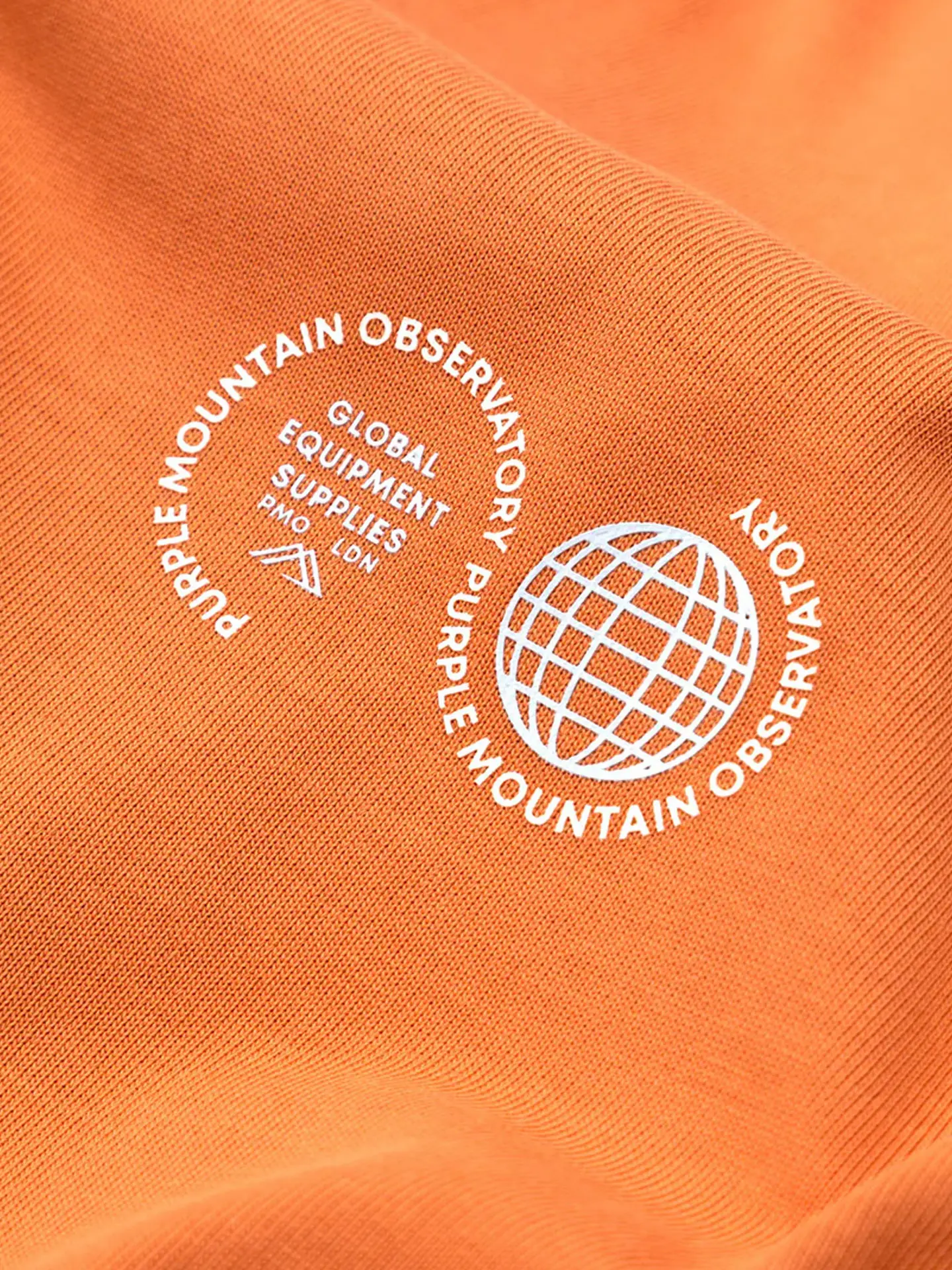 Футболка Purple Mountain Observatory TONAL LOGO SS TEE Orange