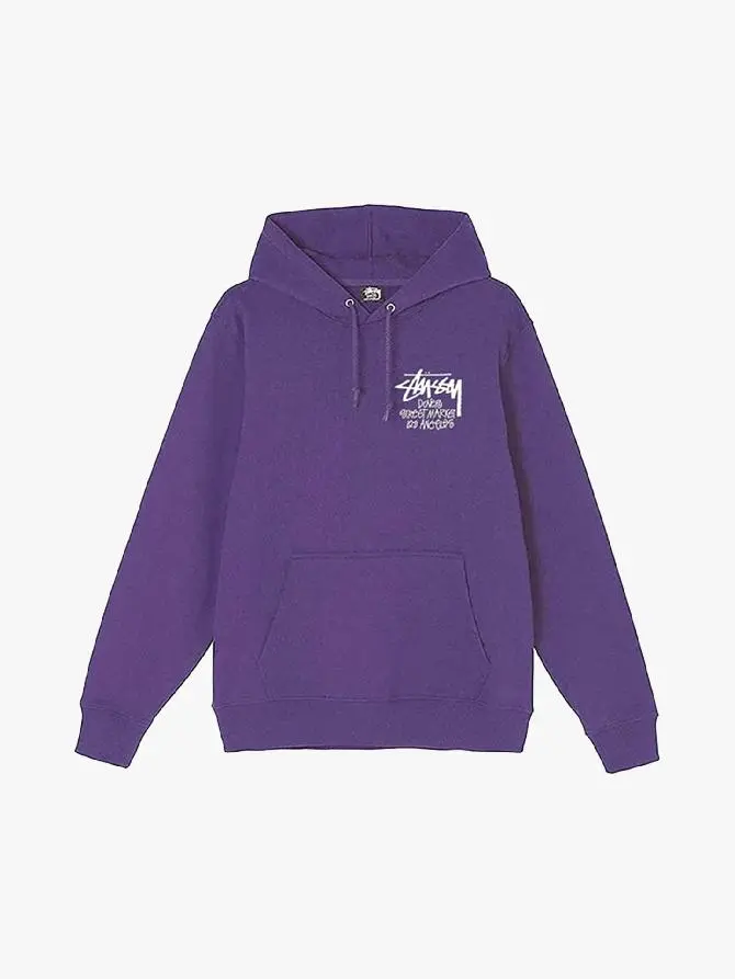 Толстовка Stussy Stock DSM L.A. Hood Purple
