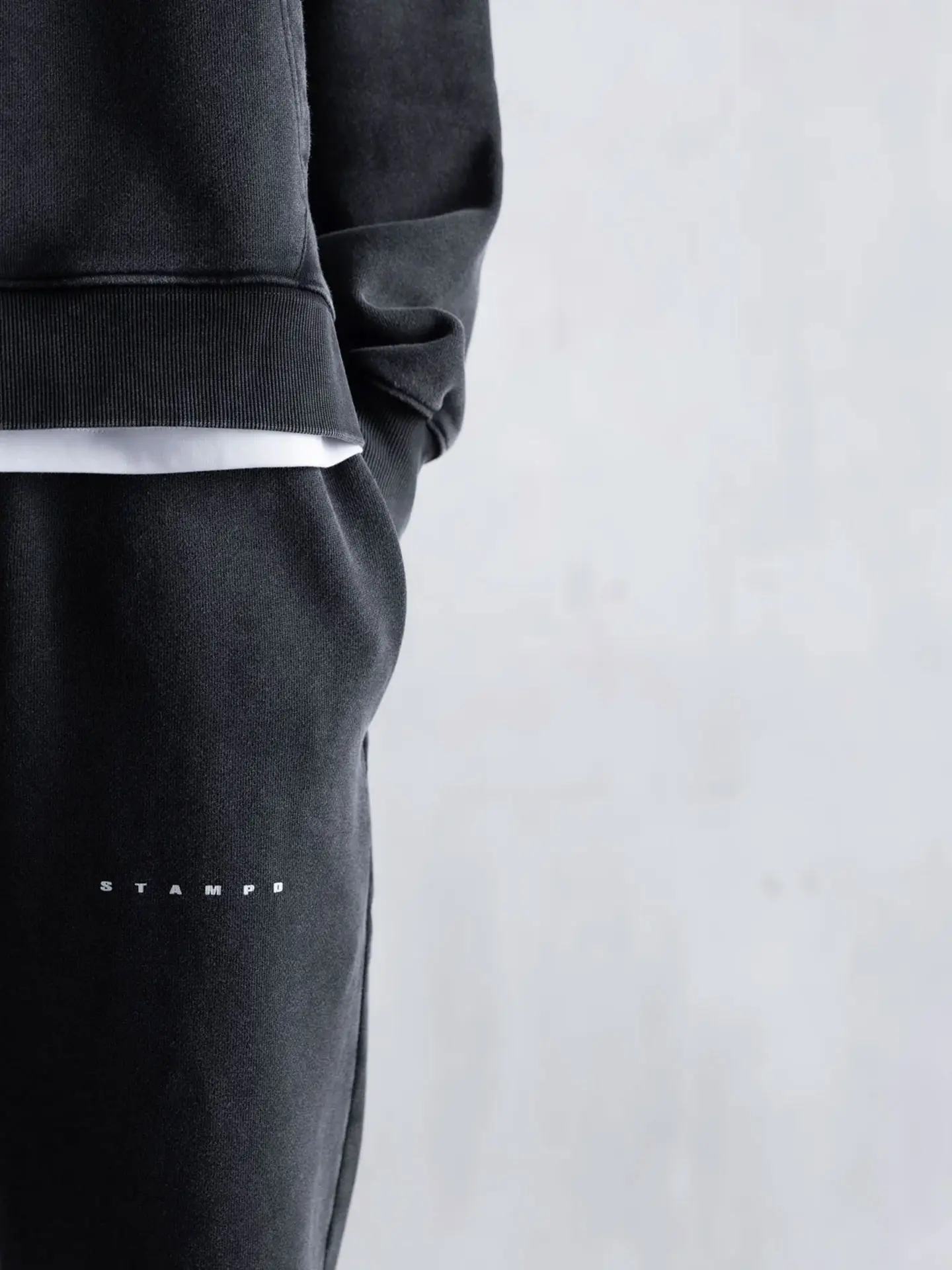 Брюки Stampd Vintage Wash Sweatpant Charcoal