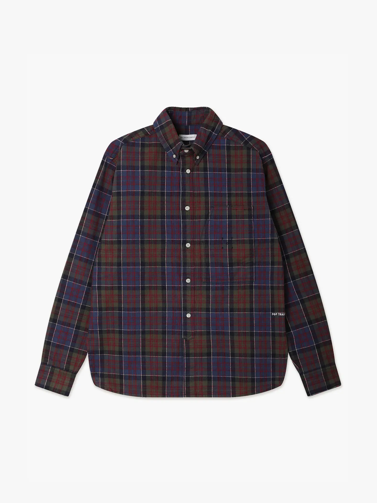 Рубашка Pop Trading Company flannel bd shirt 