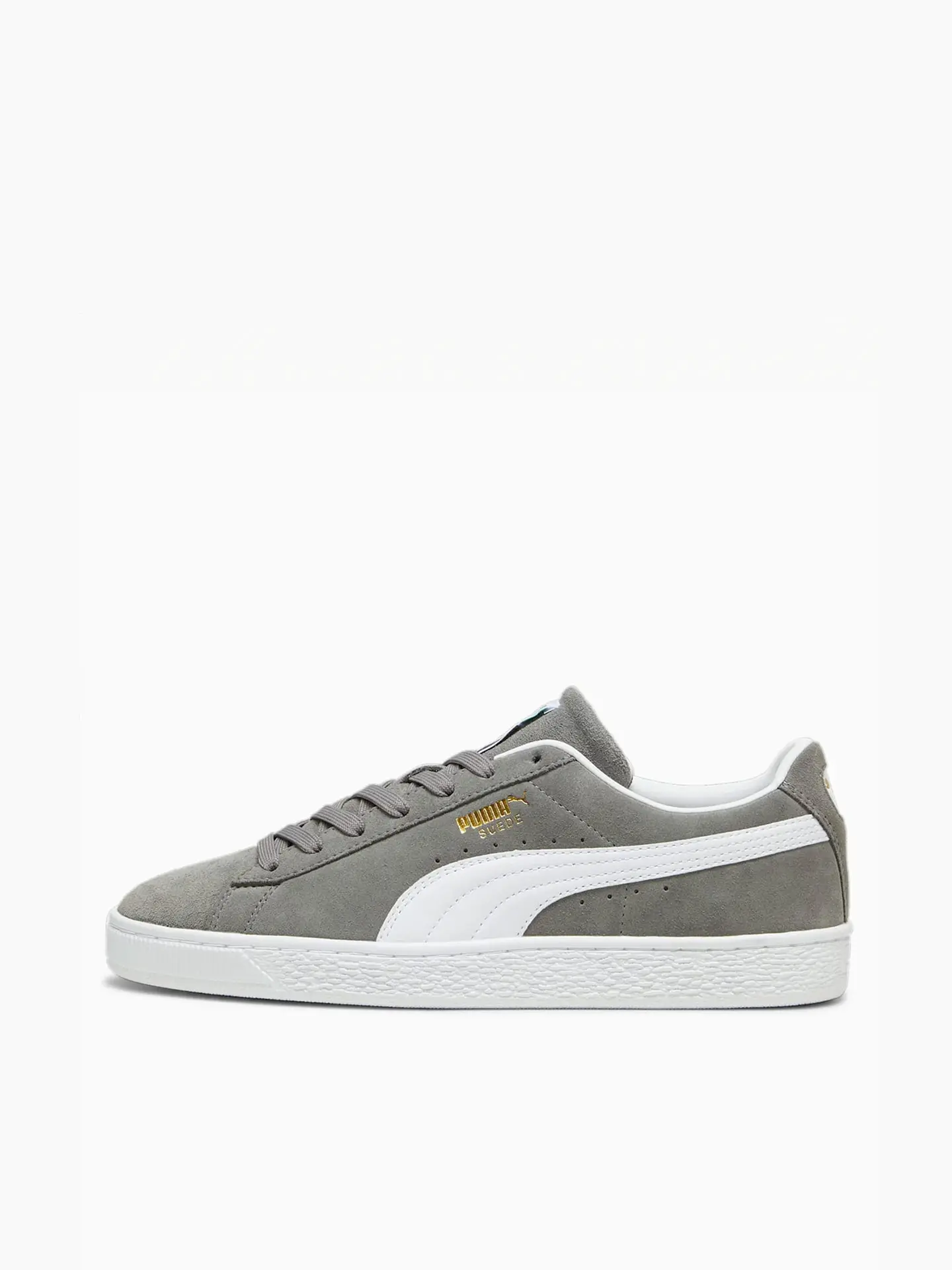 Кроссовки PUMA Suede Classic Cast Iron-White