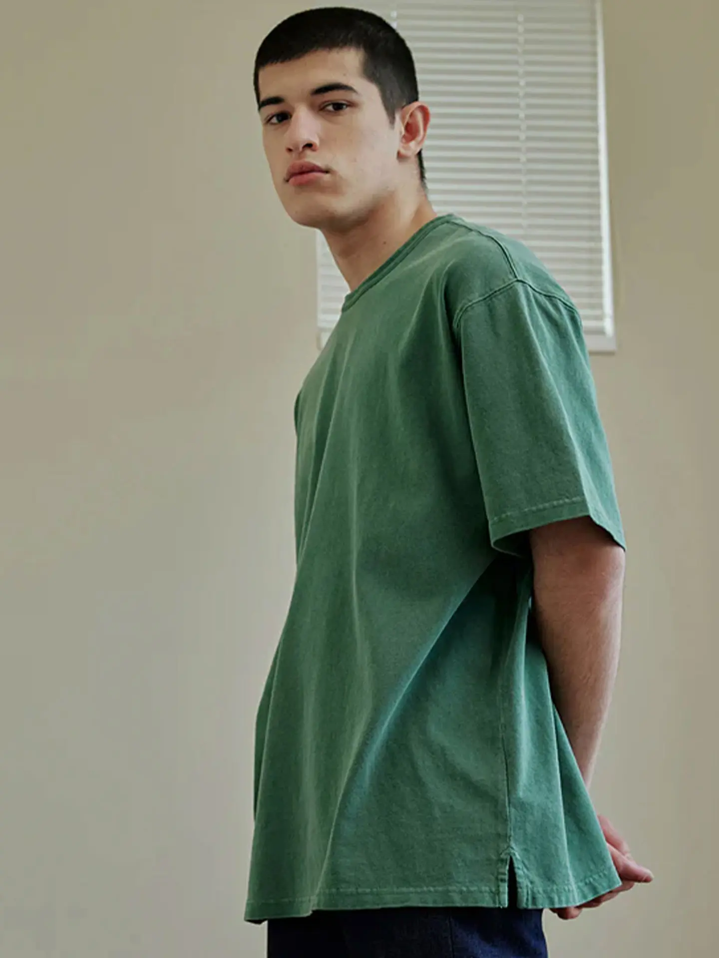 Футболка Frizmworks OG PIGMENT DYEING HALF TEE GREEN