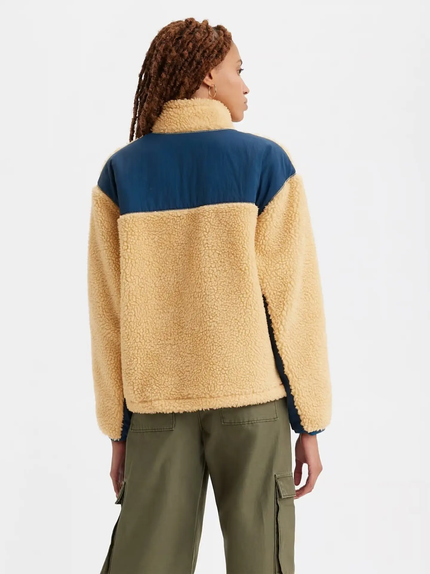 Флисовая куртка Levi's CB BIG FOOT SHERPA NEUTRALS