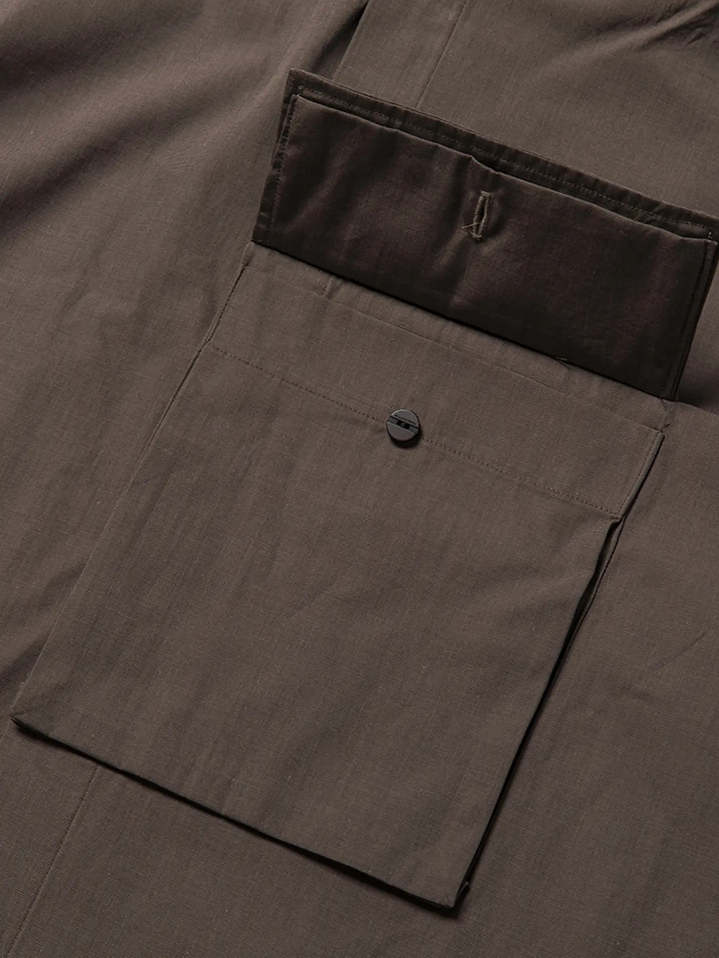 Рубашка Meanswhile Trinity Cloth Pocket SH DBR