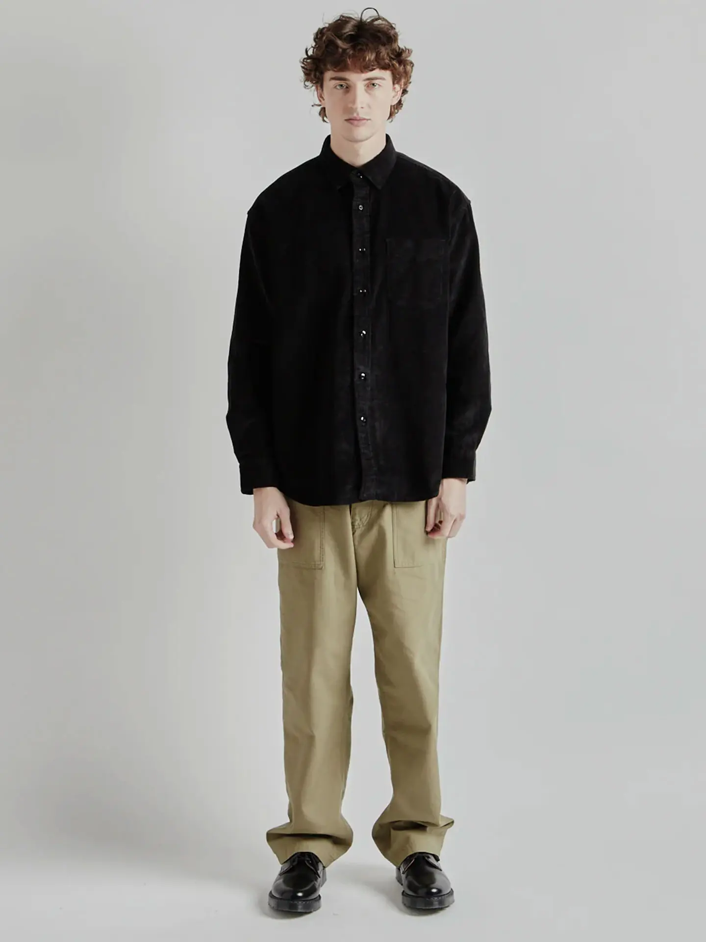 Рубашка FrizmWORKS OG CORDUROY SHIRT черная