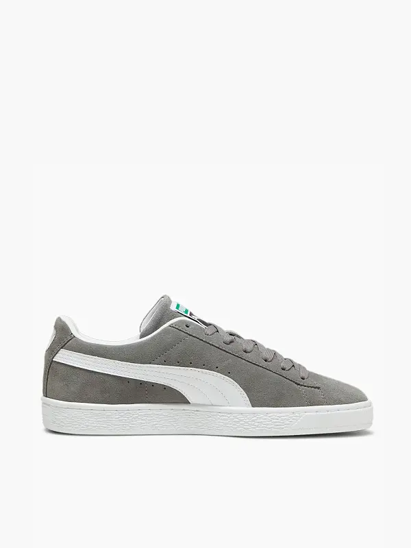 Кроссовки PUMA Suede Classic Cast Iron-White