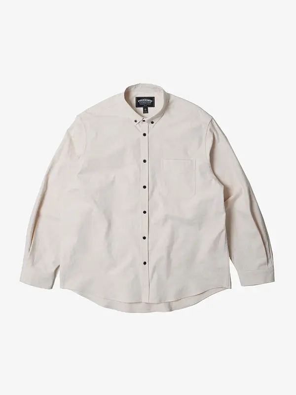 Рубашка FrizmWORKS FLANNEL FRENCH SHIRT TEAL белая