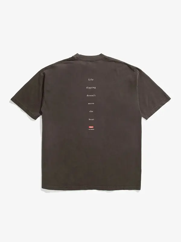 LILY TEE BROWN Футболка коричневый