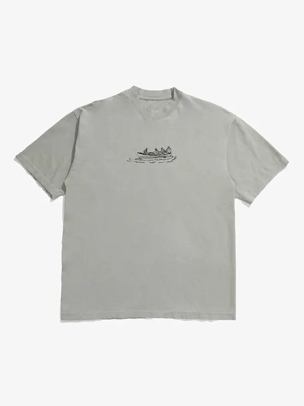 CANOE TEE GREEN Футболка зелёный