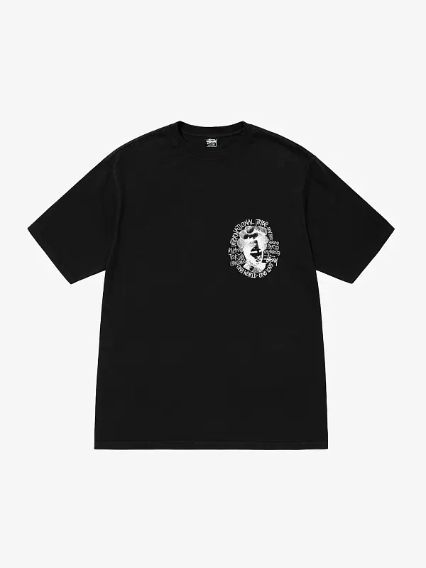 Футболка Stussy Camelot Pig Dyed Tee Black
