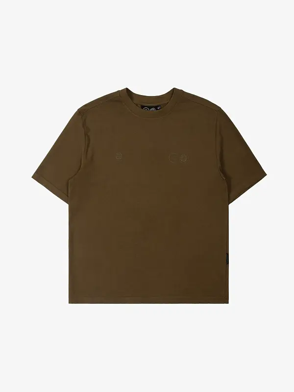 Футболка Purple Mountain Observatory TONAL LOGO SS TEE Khaki