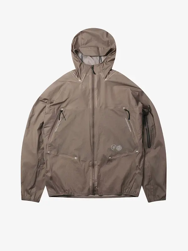 Куртка Purple Mountain Observatory PACKAWAY STINGER JACKET Concrete