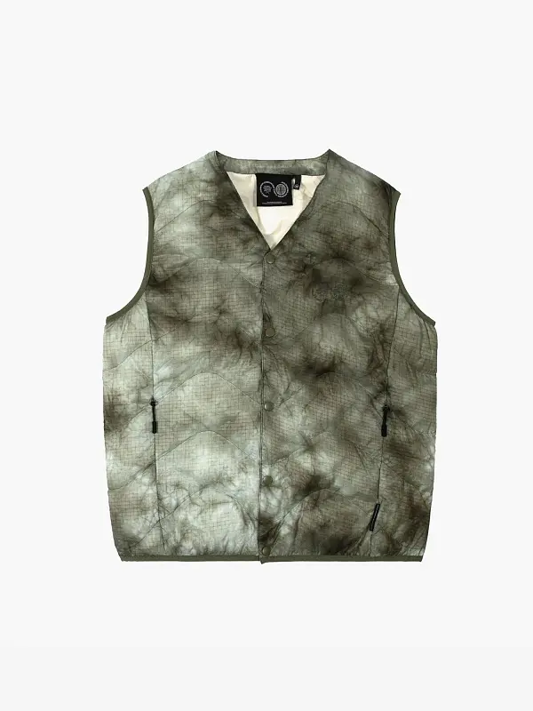 Жилет Purple Mountain Observatory WAVES TIE DYE VEST, цвет Многоцветие