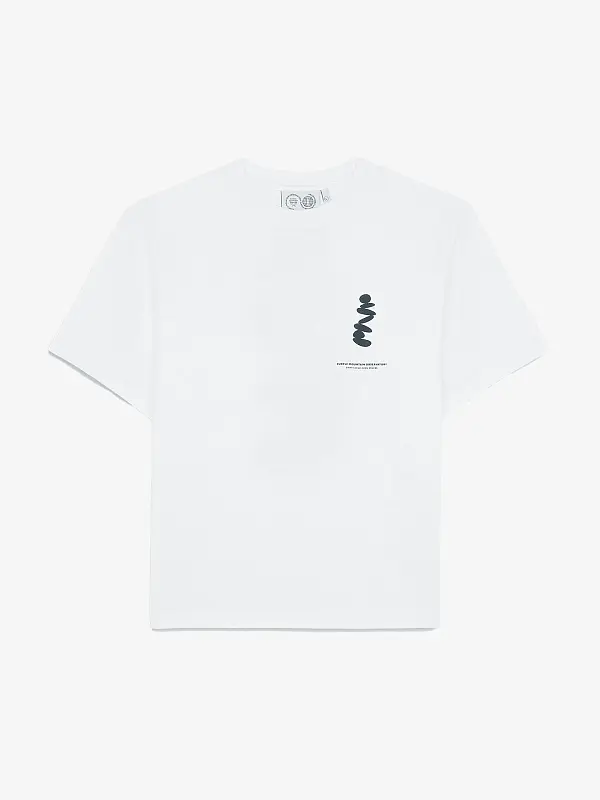 Футболка Purple Mountain Observatory BOULDERS SS TEE White