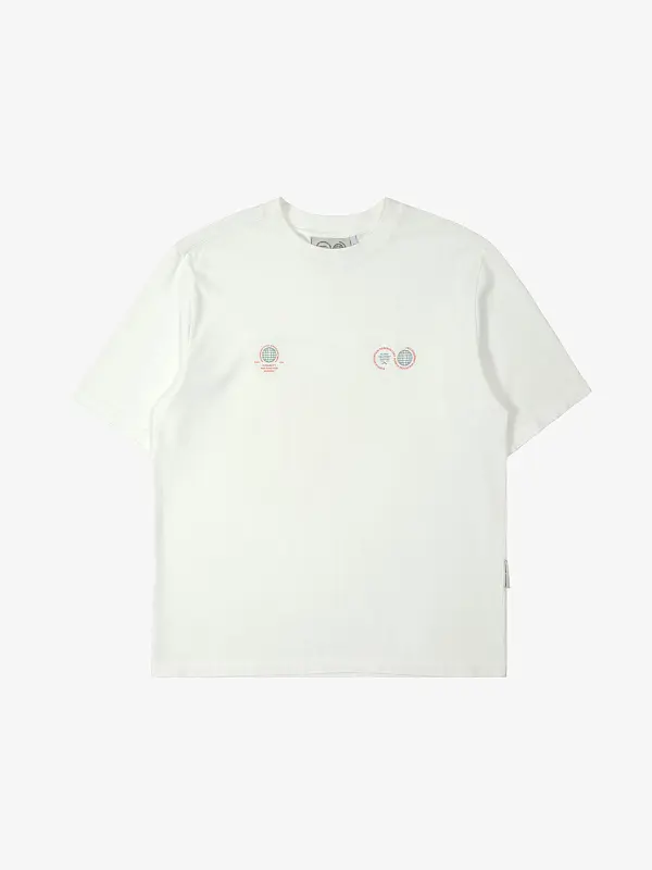 Футболка Purple Mountain Observatory GLOBE SS TEE, цвет Белый