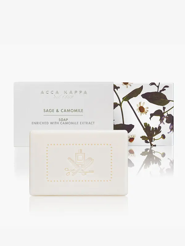 ACCA KAPPA Мыло туалетное твердое SAGE & CAMOMILE 150 гр
