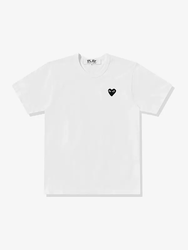 Футболка Comme des Garcons Play Black Heart T-Shirt White