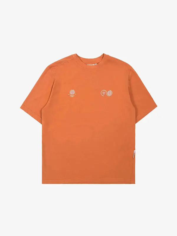 Футболка Purple Mountain Observatory TONAL LOGO SS TEE, цвет Оранжевый