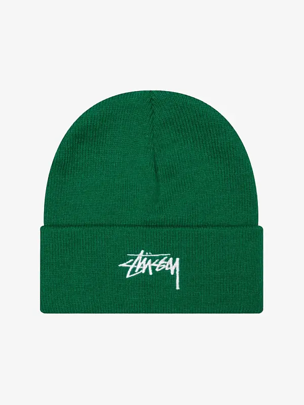 Шапка Stussy Stock Cuff Beanie Kelly 