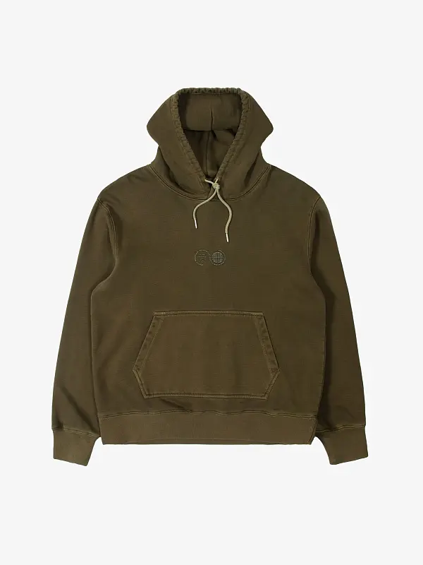 Толстовка Purple Mountain Observatory GARMENT DYE HOODY, цвет Хаки