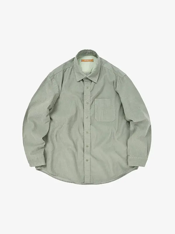 Рубашка FrizmWORKS OG CORDUROY SHIRT зеленая