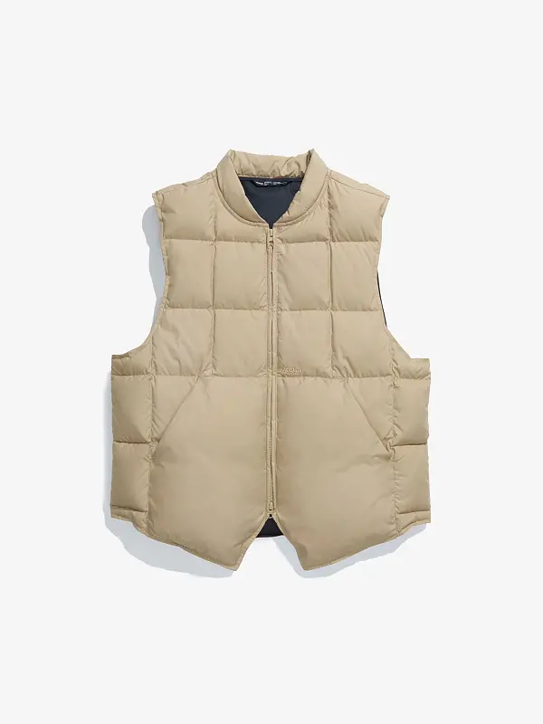AlPINE VEST BEIGE Пуховый жилет бежевый