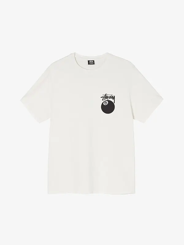 Футболка Stussy 8 Ball Pig Dyed Tee Natural