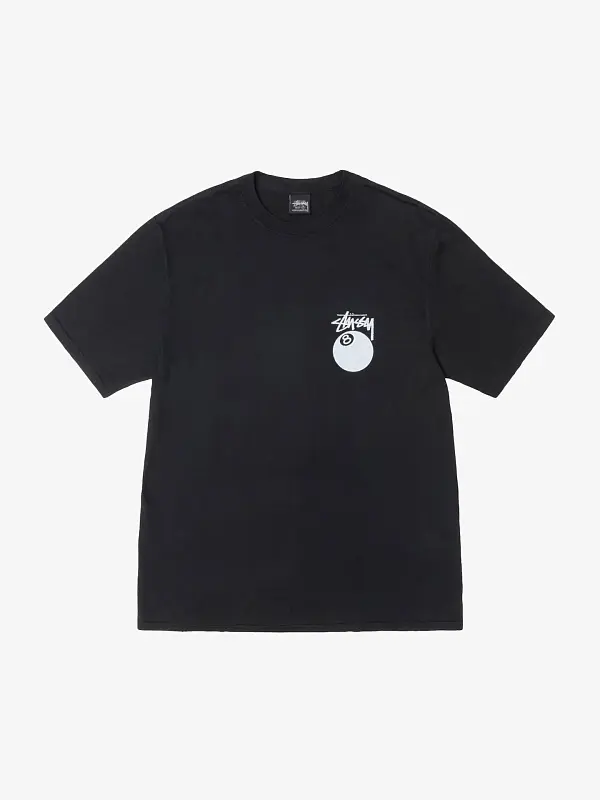 Футболка Stussy 8 Ball Pig Dyed Tee Black