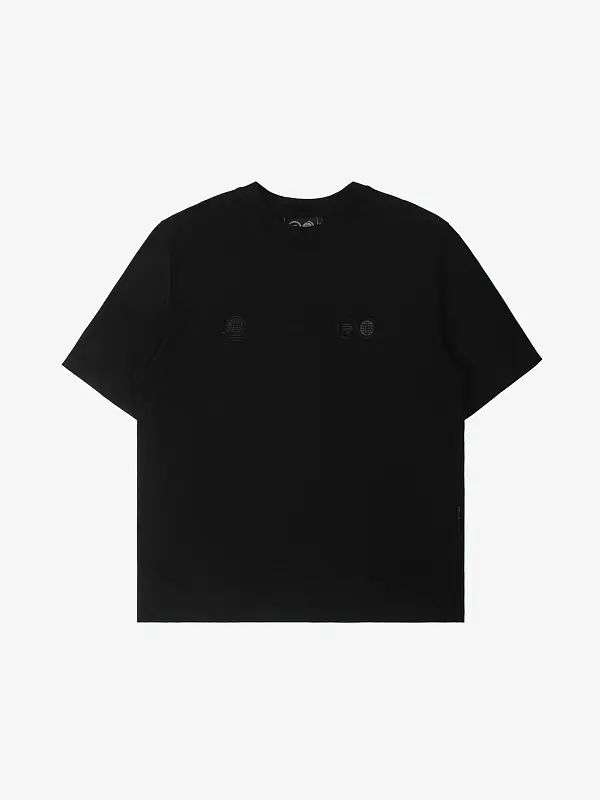 Футболка Purple Mountain Observatory TONAL LOGO SS TEE, цвет Черный