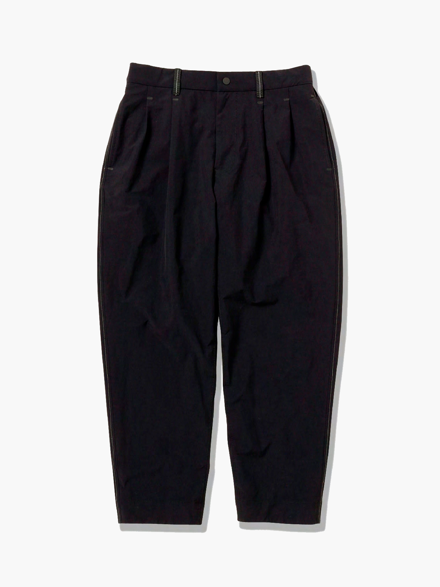 

Plain tapered stretch pants Брюки, 94% нейлон, 6% полиуретан, размер S, черный