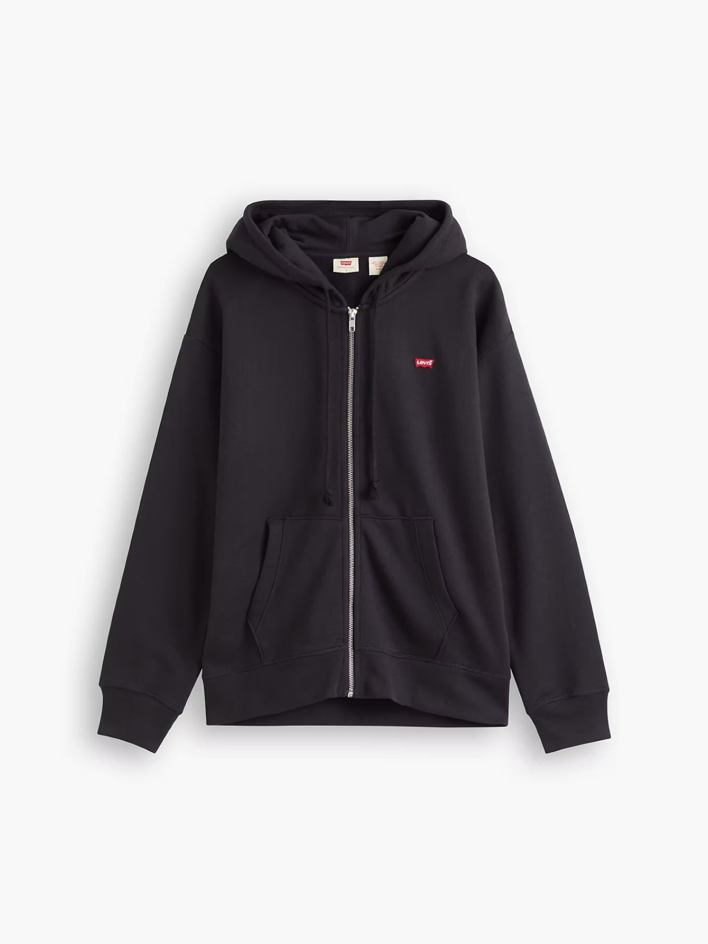 

Толстовка Levi's STANDARD ZIP HOODIE BLACKS, Черный