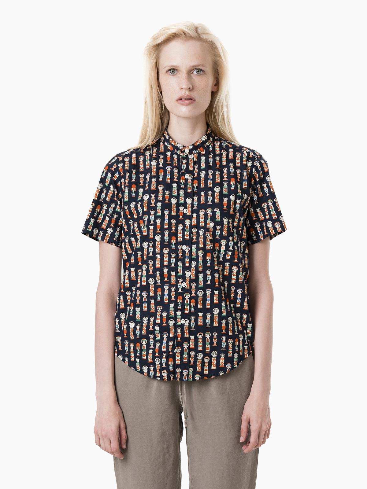 Рубашка Kokeshi Print shirt