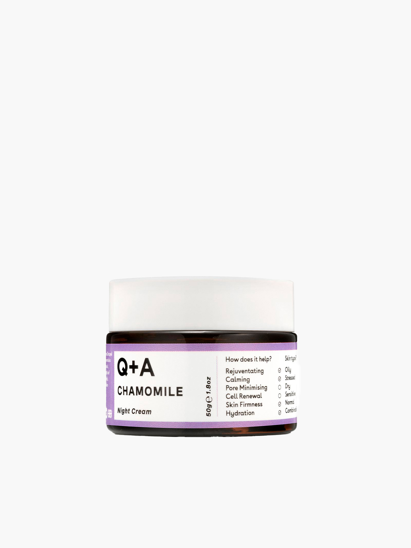 

QACHAMOMILE Q+A Ночной крем для лица CHAMOMILE 50 гр