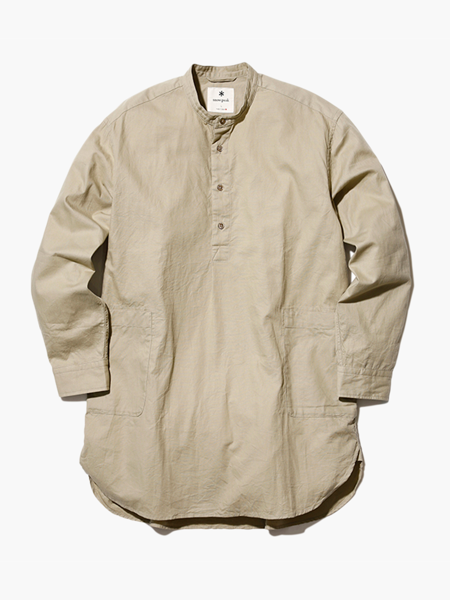 

OG Cotton Poplin Sleeping Shirt Рубашка, муж, размер M, бежевый