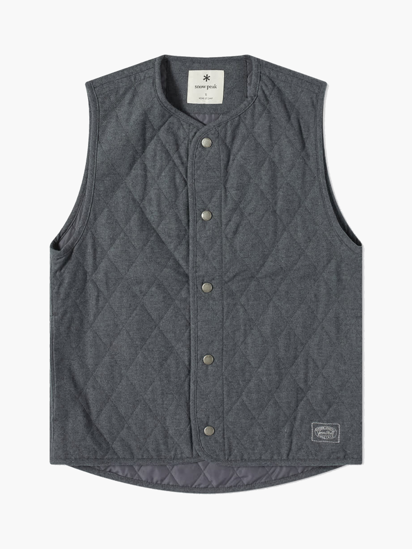 Quilted Flannel Vest Жилет, муж, размер XL, темно-серый