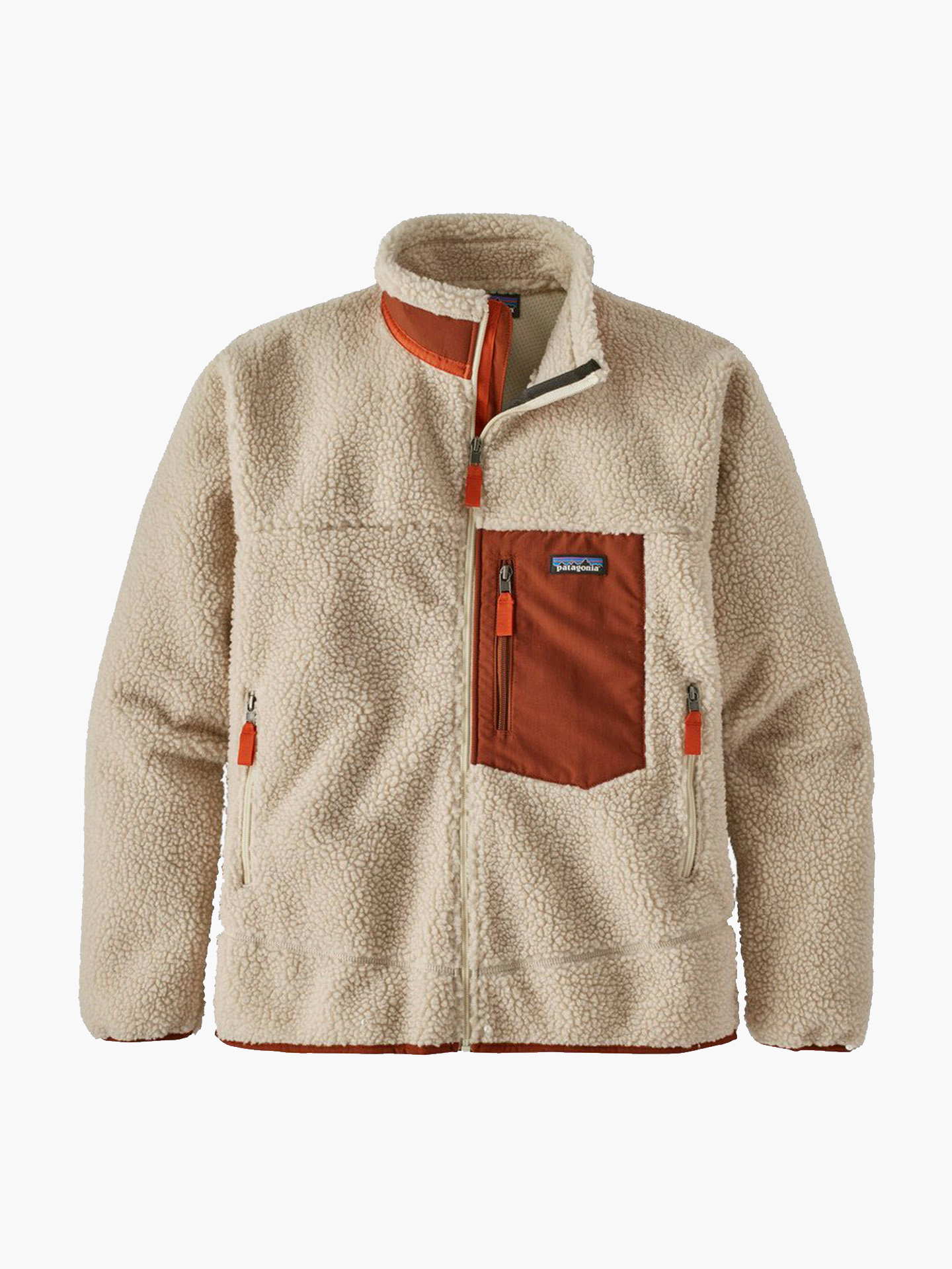 377668/M Куртка Patagonia M'S CLASSIC RETRO-X JKT, Цвет NBAR Natural w/Barn Red, M