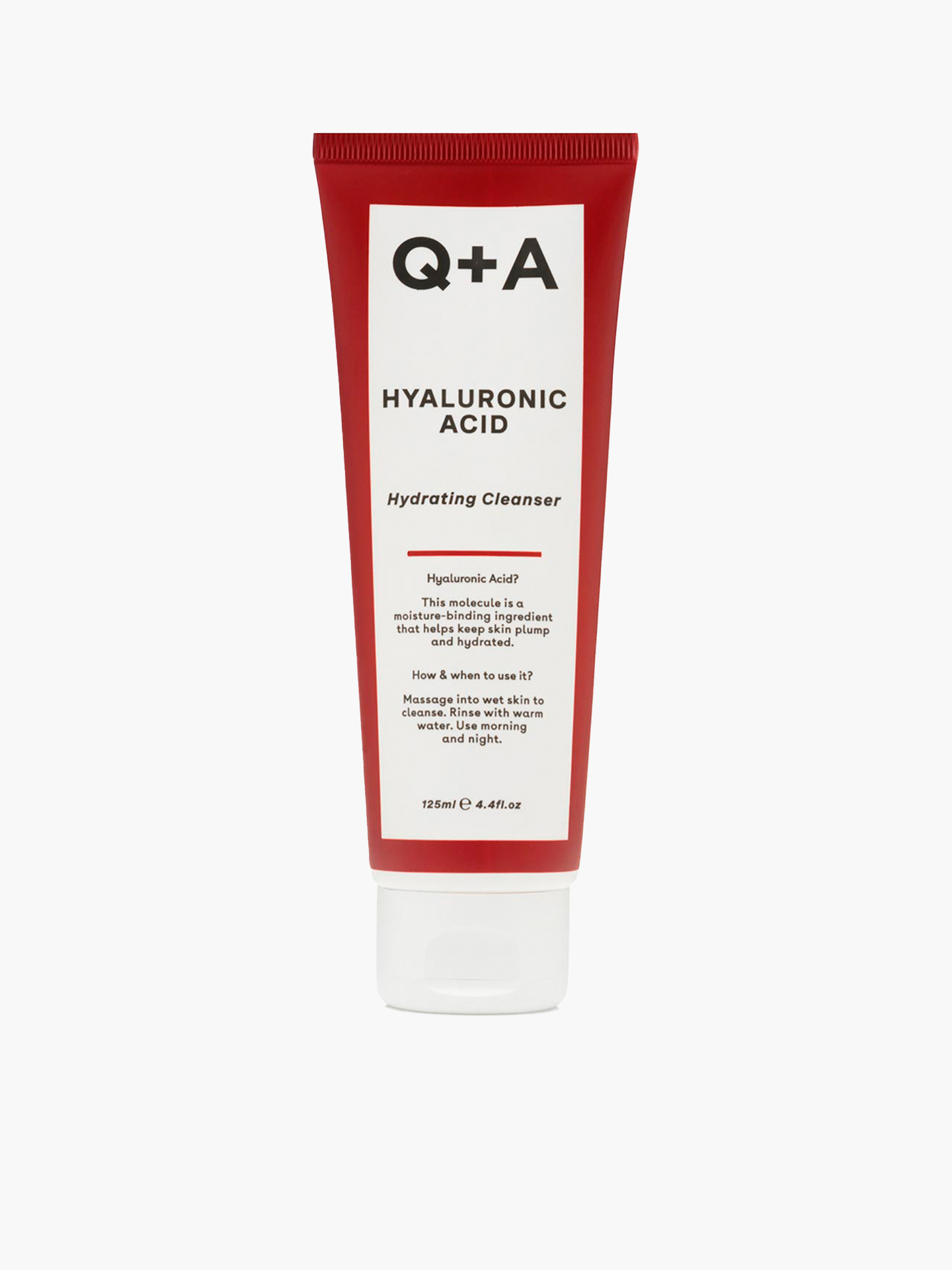 

Очищающий увлажняющий гель для лица Q+A HYALURONIC ACID 125мл