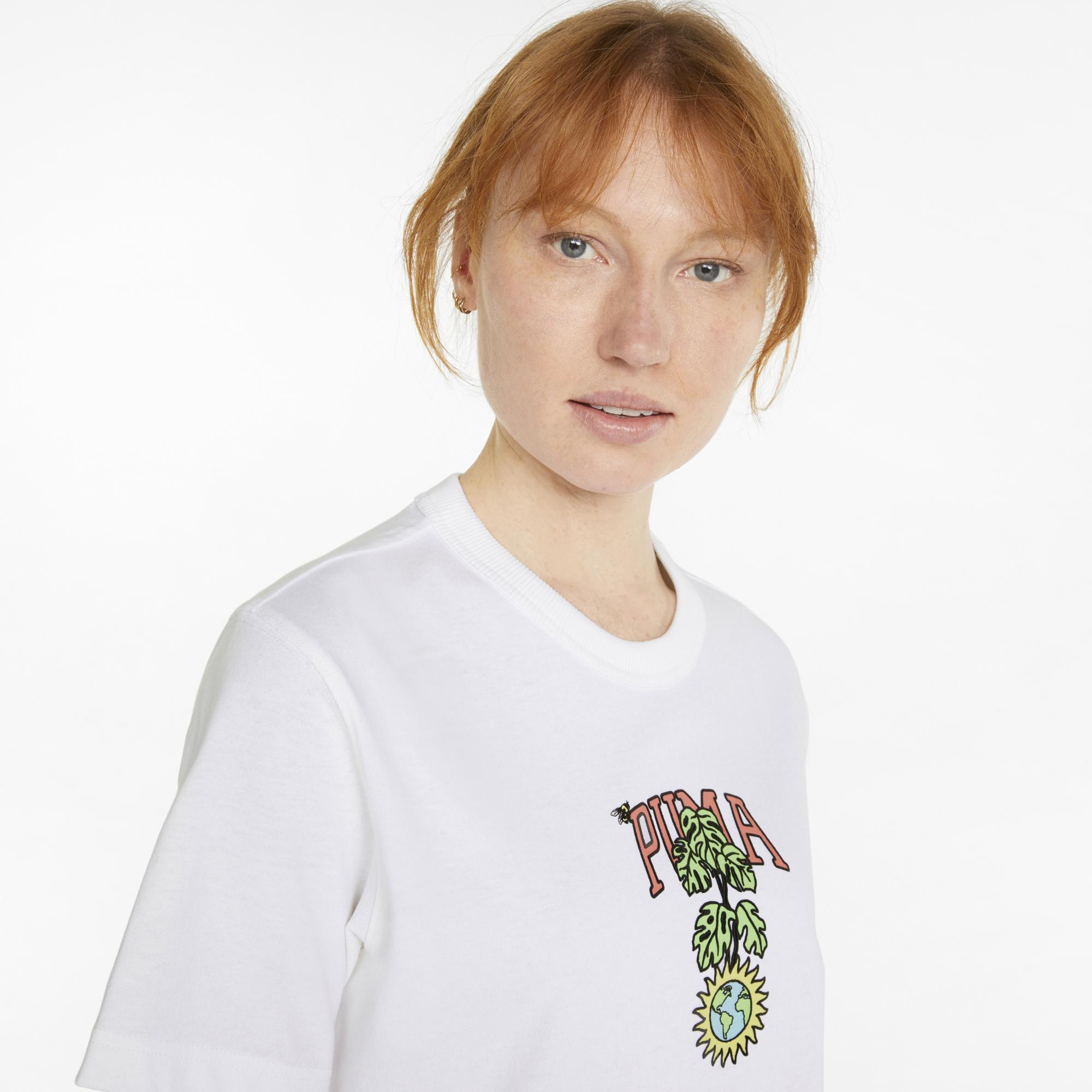 Футболка Puma Downtown Relaxed Graphic Tee White