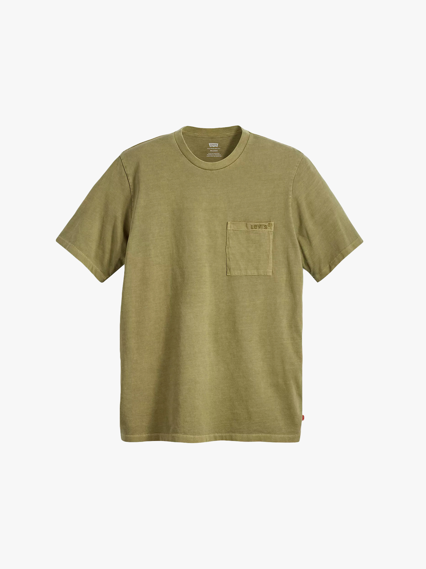 

Футболка Levi's SS POCKET TEE RLX GREENS, Оливковый