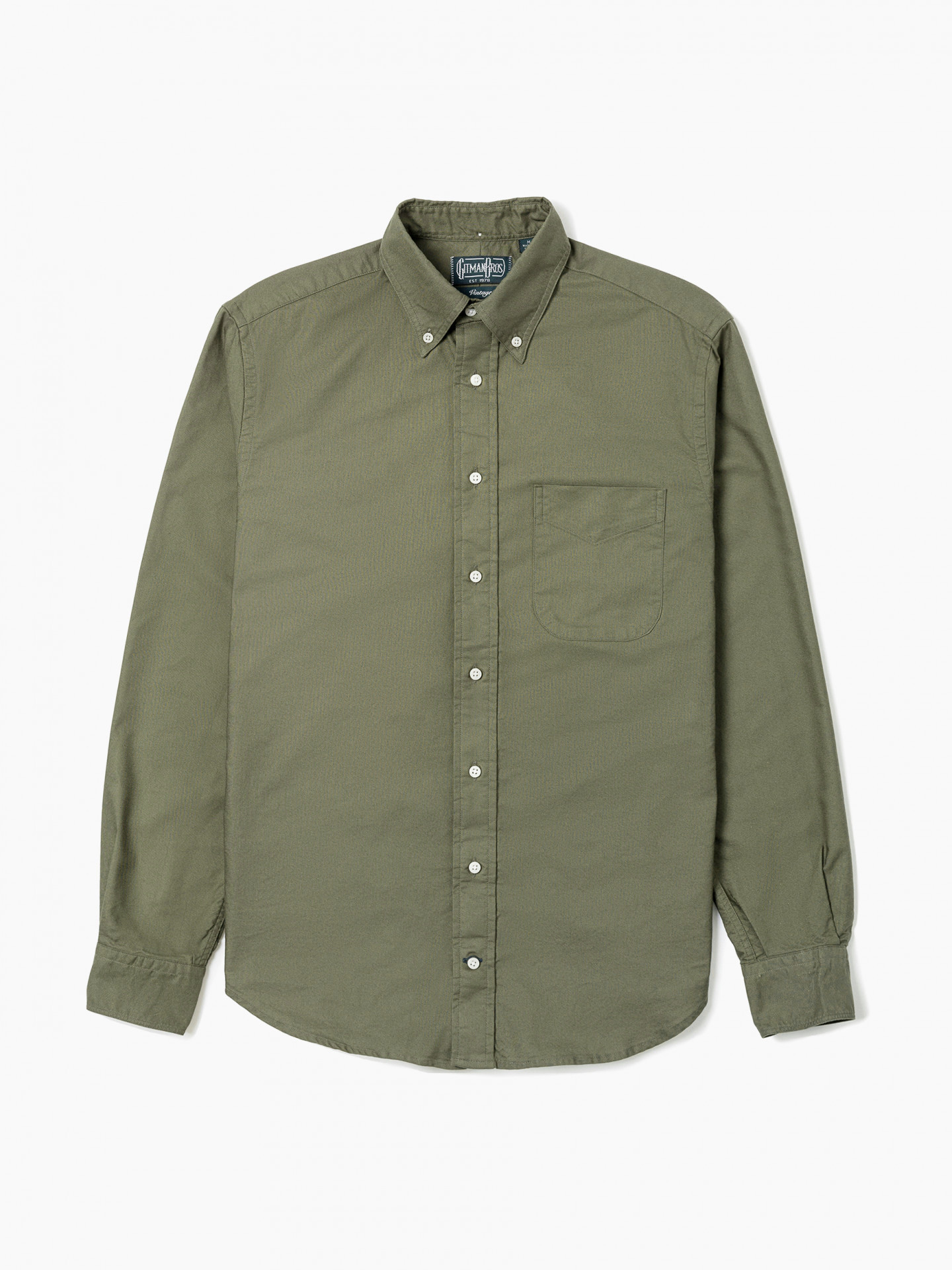 

Рубашка с длинным рукавом Overdye Oxford